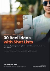 30 Reel Ideas with Shot Lists